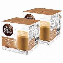 DOLCE GUSTO CAFE LECHE 2X16