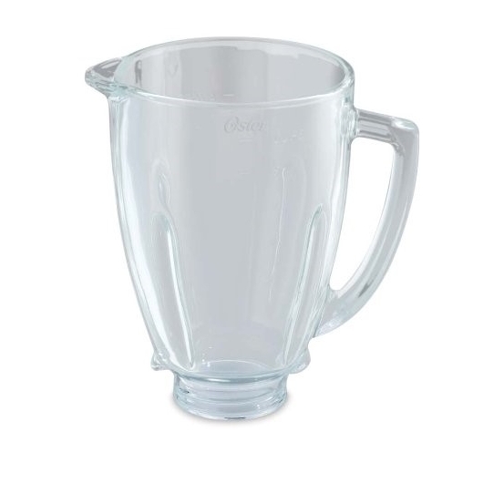Oster BLSTAJ-G00-050 - Jarra de vidrio redonda 6 tazas (1.5 l) para batidora de vaso