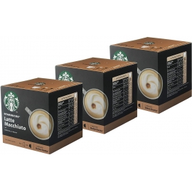Starbucks Nescafé Dolce Gusto Latte Macchiato Pack 3 x 12 cápsulas